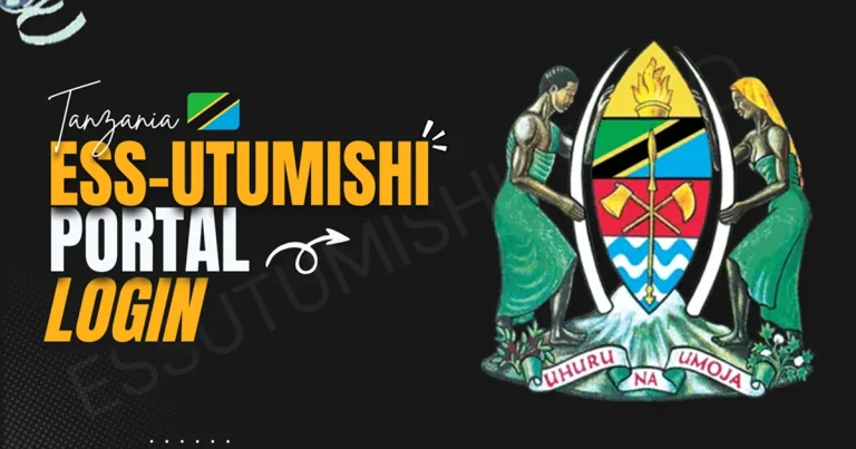 ESS Utumishi Login on Tanzania Portal: 3 ESS Utumishi Login